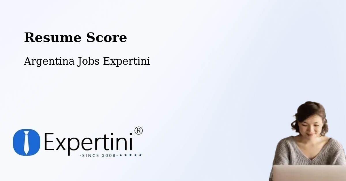 Resume Score & Job Description Match Tool – Chajarí - Argentina Jobs Expertini